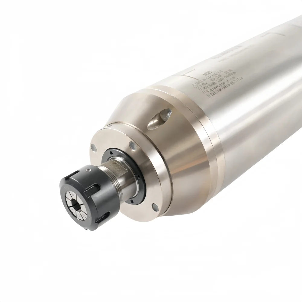 

2026 7.5Kw ER32 125mm Stone Working Water Cooled CNC Milling Spindle Motor GDK125-12-24Z/7.5