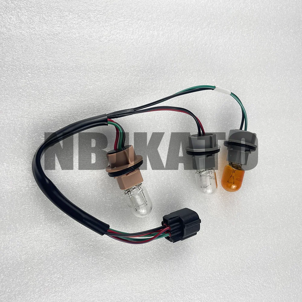 New Rear Brake Tail Light Reversing Lamp Wiring Harness Plug Lines Bulb For Mitsubishi Pajero V93 V97