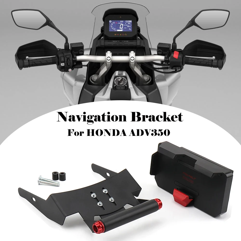 Motorcycle For HONDA ADV350 ADV 350 adv350 2021 2022 2023 Mobile Phone GPS Mount Navigation Bracket Wireless Charging Stand