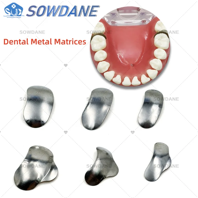 20 Pcs/Set Dental Sectional Contoured Matrices Matrix S/M/L Matrix Bands Tofflemire Stuck dental lab material