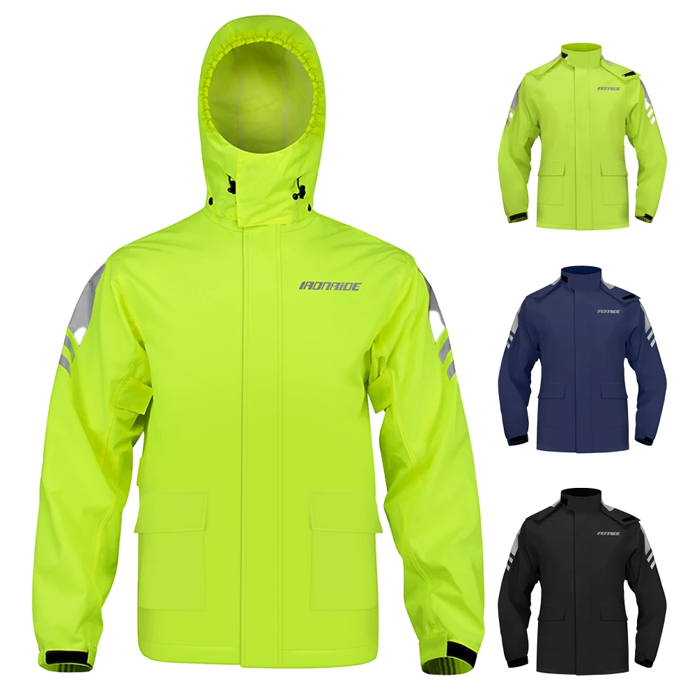 

Комплект мотоциклетного плаща, ветрозащитная и непромокаемая куртка для всех сезонов, мотоциклетный плащ с невидимыми бахилами