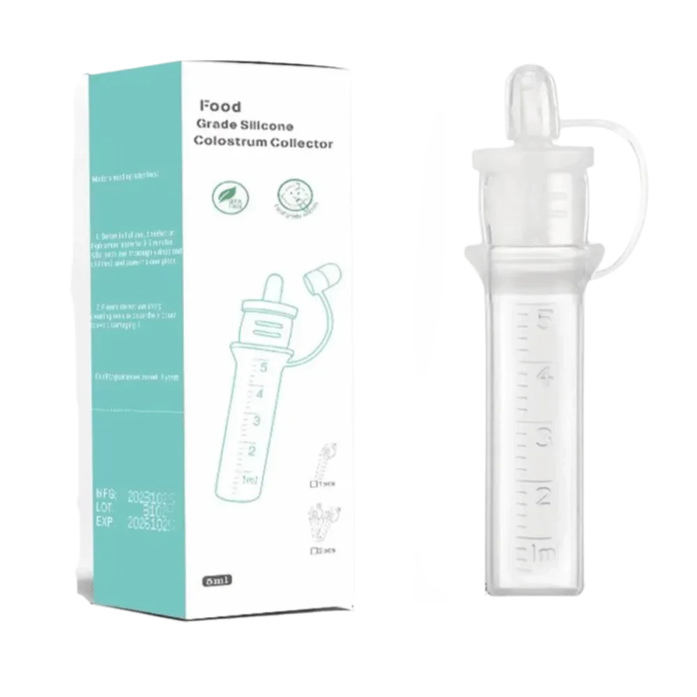 

Reusable Colostrum Collector Food Safe Easy To Clean Breast Milk Collection Baby Essentials 6ml Baby Feeding Device Hospital Use
