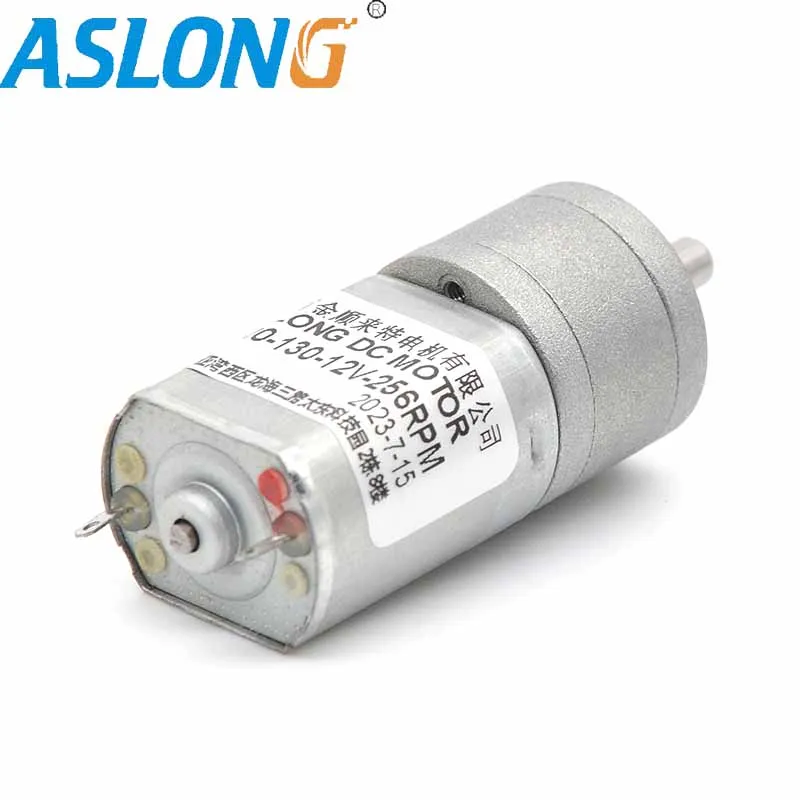 JGA20-130 6v 12V DC Motor  Motor  With  Metal  gear box motor  output speed from 14Rpm to 380 Rpm