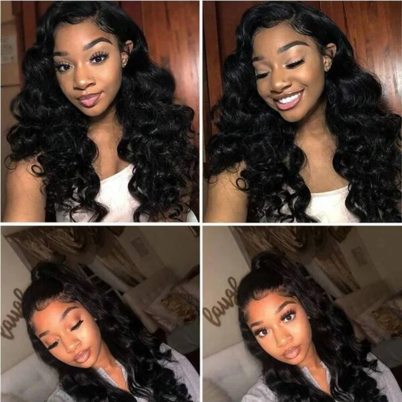 Natural Curly Bundles Human Hair 100% Unprocessed Brazilian Virgin Deep Wave Bundle Human Hair Weave Extension For Full Head 36"