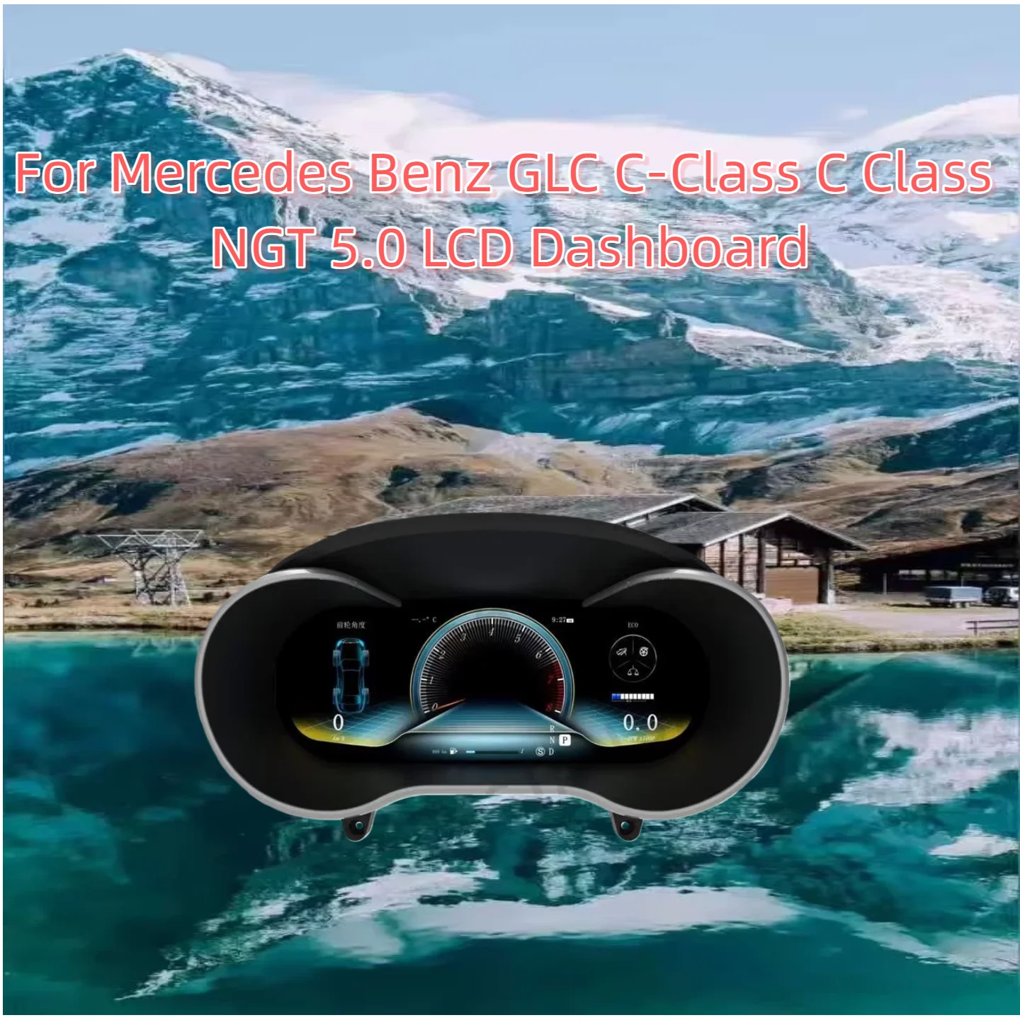 

12.3 Inch For Mercedes Benz GLC C-Class C Class NGT 5.0 LCD Dashboard Screen Speedometer Instrument Upgrade Smart Cluster