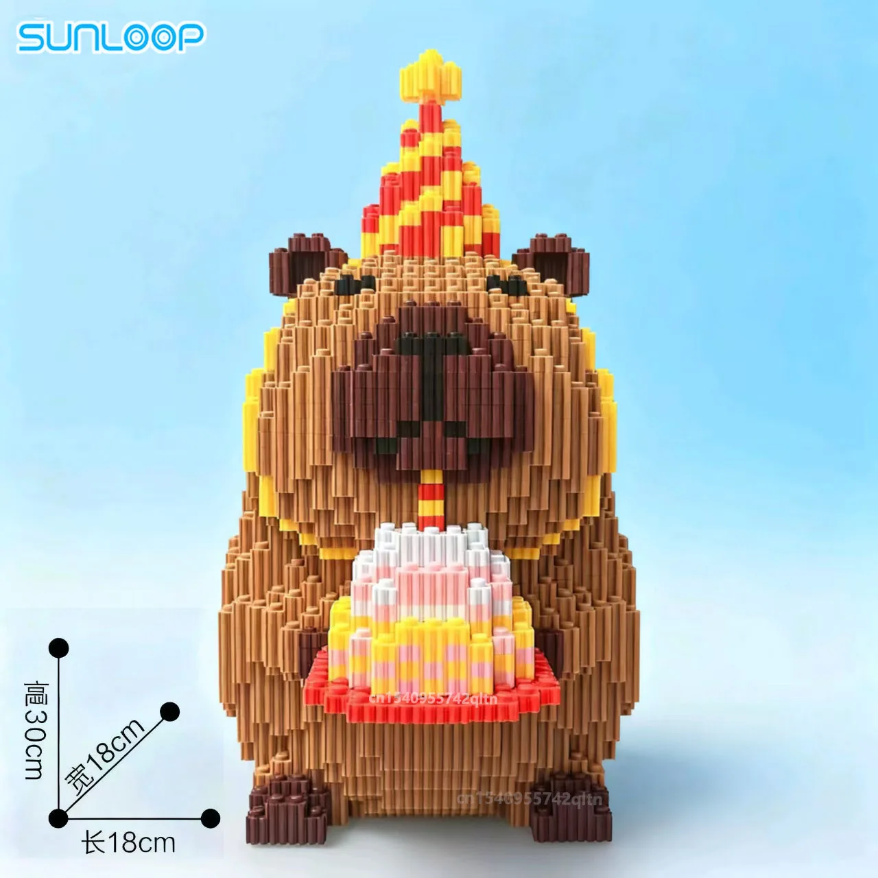 Big Capybara Building Blocks Giant Capybara Brick Figures Toy for Kids Capipara Construction Set Decoration for Home for Aged 6+