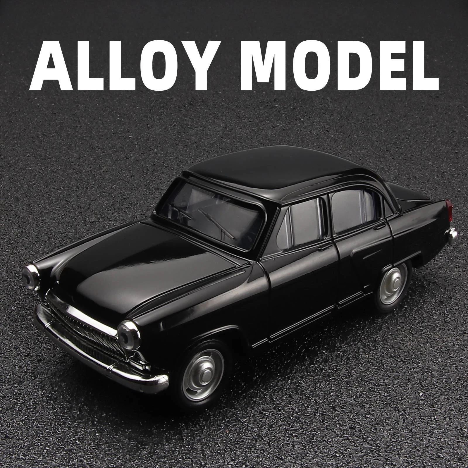 Réplica de vehículo en miniatura de aleación fundido a presión, modelo de coche Vintage clásico, escala 1:43, gaz, regalo de colección