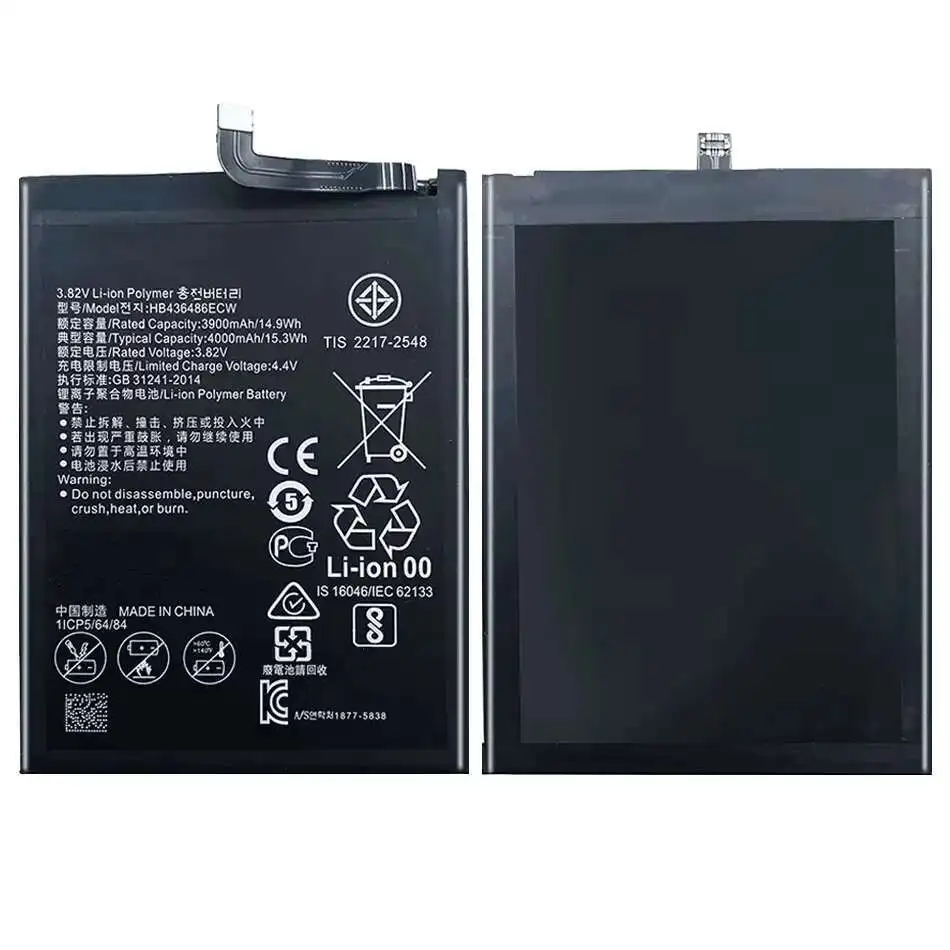 

HB436486ECW Аккумулятор для Huawei mate 10 20/Mate10 pro/P20 Pro/для Honor 20 pro/View 20 V20