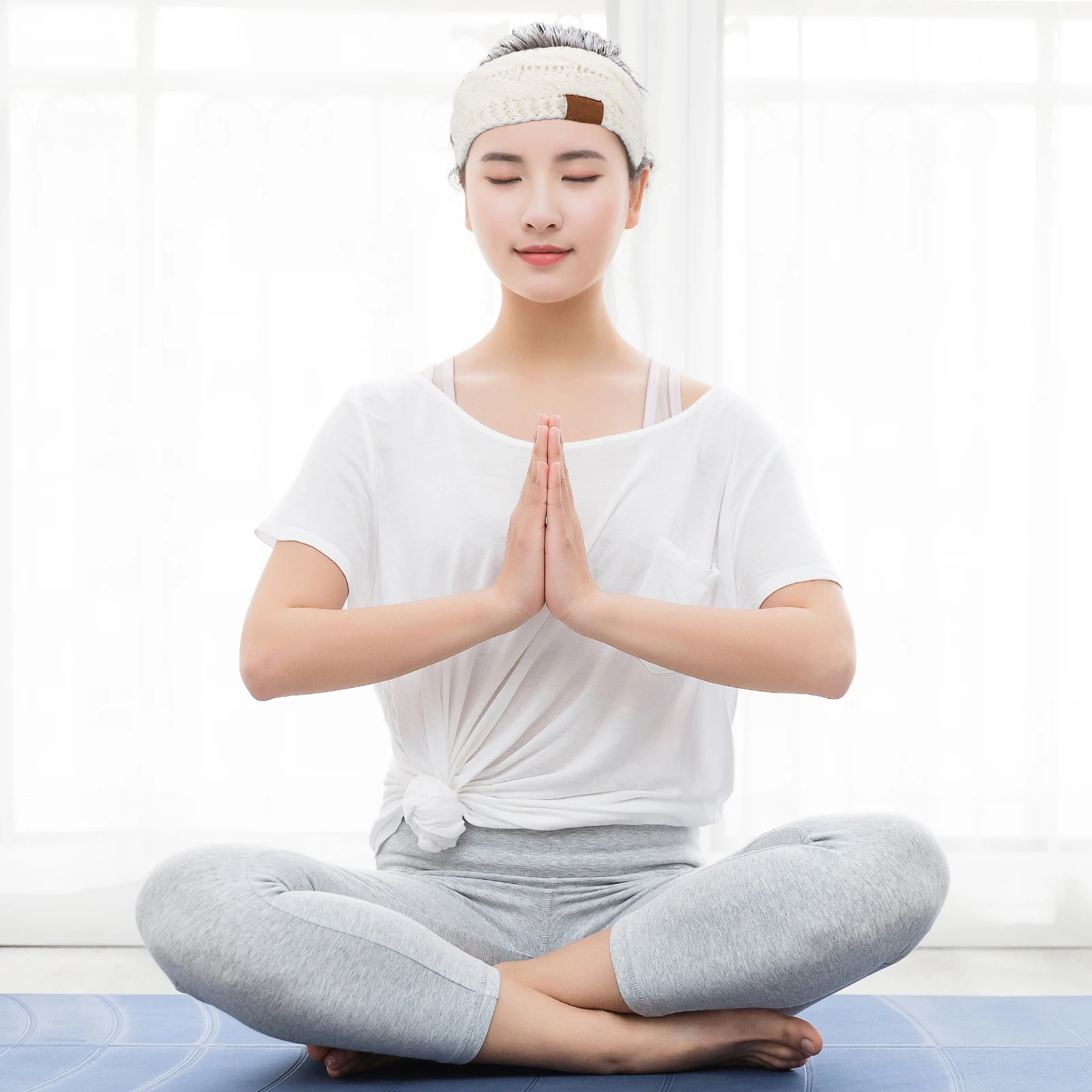

Wide brimmed Headb s Knitted Hairb s Breathable Acrylic Yarn Elastic Stylish Durable Exercise Yoga Daily Outfit Soft Stretchy