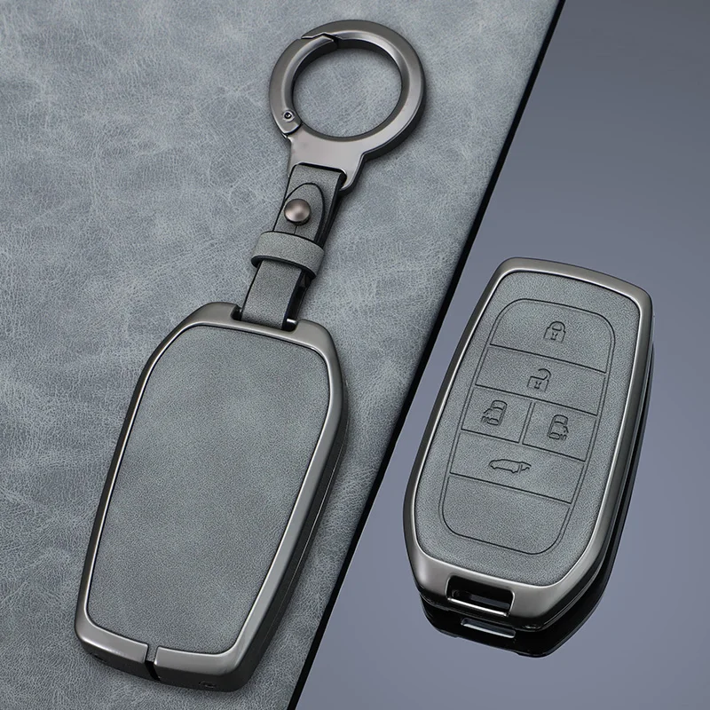 Retro Zinc Alloy For Toyota Sienna CHR Hilux RAV4 Alphard Highland 5 6 Button Smart Remote Car Key Case Cover Fob Accessories