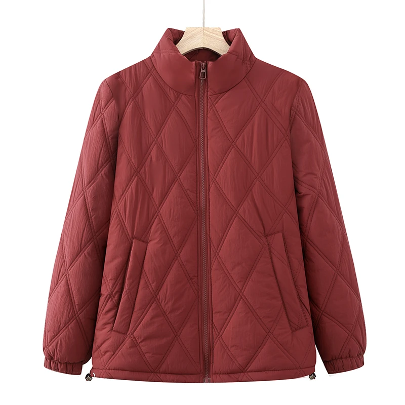 

Утолщенная флисовая короткая куртка женская зимняя новая модная универсальная хлопковая теплая верхняя одежда с воротником-стойкой и длинными рукавами обычного типа