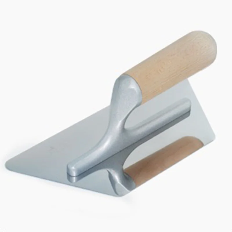 Construction Gadgets Stainless Steel Spatula Pain Drywall Trowel Cement Tool 9.25 inch Polygonal Spatula Putty Plate Tile trowel