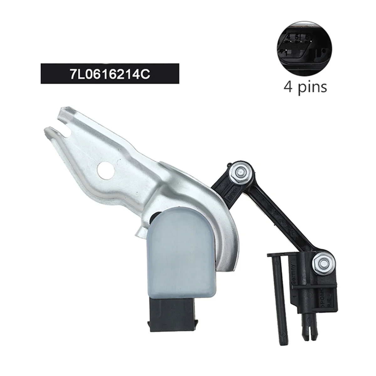 헤드라이트 레벨 센서 자동차 액세서리 에어 서스펜션 높이 레벨 센서 7L 0616213 D 7L 0616214 C 7L 0616571 7L의 경우 D