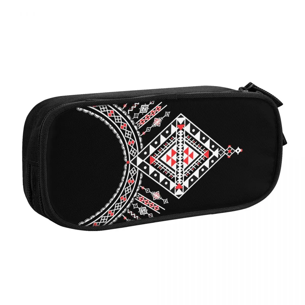 Korean Custom Kabyle Pottery Pencil Cases for Boys Gilrs Africa Amazigh Ethnic Style Large Capacity Pen Bag Box Stationery