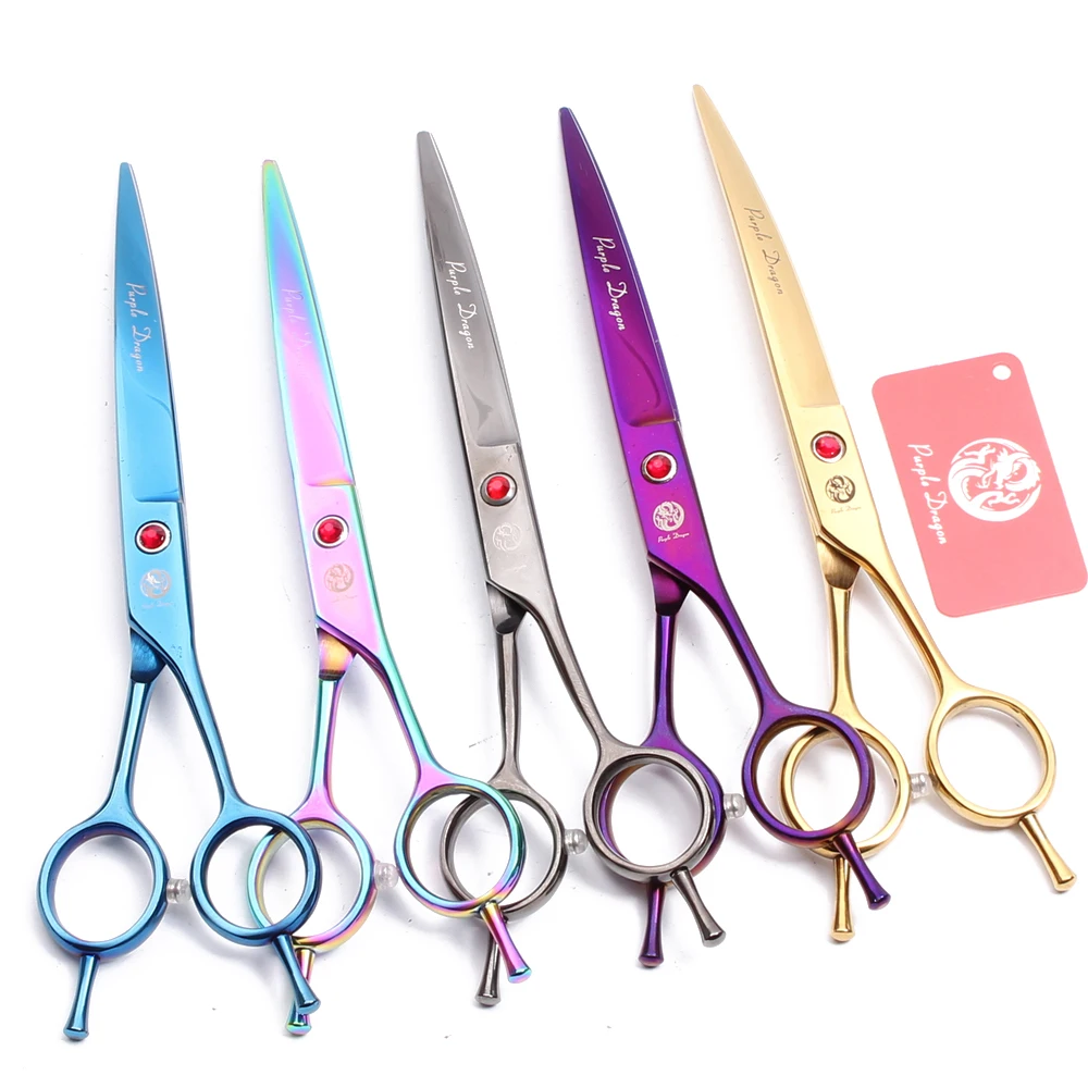 Purple Dragon Dog Grooming Scissors 6.5\