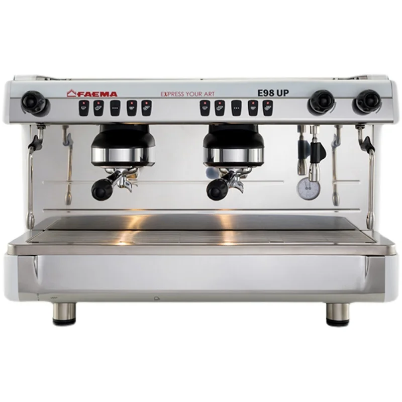 Cafetera italiana FAEMA E98UP nueva Pegasus, cafetera comercial italiana semiautomática de doble cabezal con control electrónico