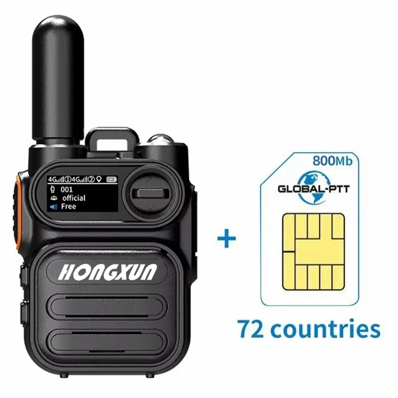 Manufacturer 4G POC PPT Network Walkie-talkie, 5000 Km Long Distance Communication, Built-in Sim Card Handheld Walkie-talkie