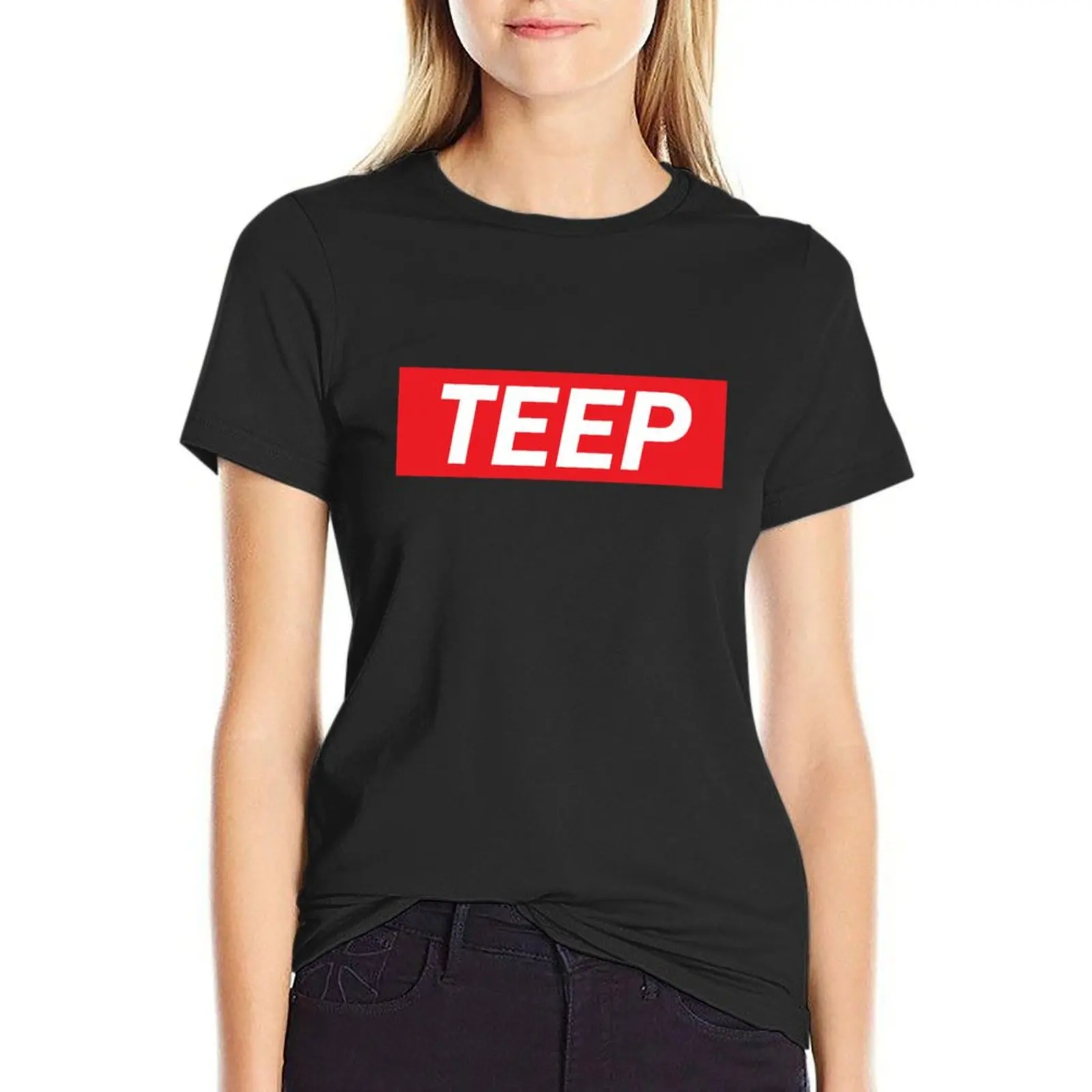 

Teep - Muay Thai Block T-Shirt kawaii clothes sports fans blanks white t-shirt dress for Women sexy