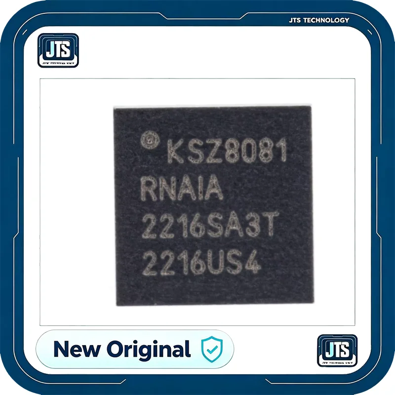 100% Original  New KSZ8081RNAIA-TR IC TRANSCEIVER FULL 24QFN Electronic Components KSZ8081RNAIA-TR