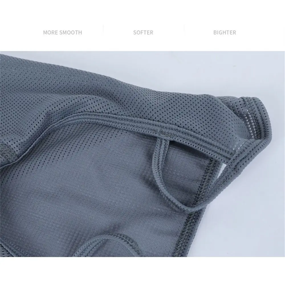 Masque de vélo coupe-vent et anti-poussière, respirant, en soie glacée, Protection solaire UV, couleur unie, cagoule d'été