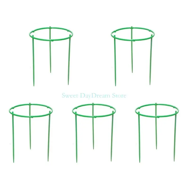 

Y88C Set of 5 Tomato Plant Cage Stake Tower Trellis for Raised Garden Bed Versatile Design for Pots and Garden Use