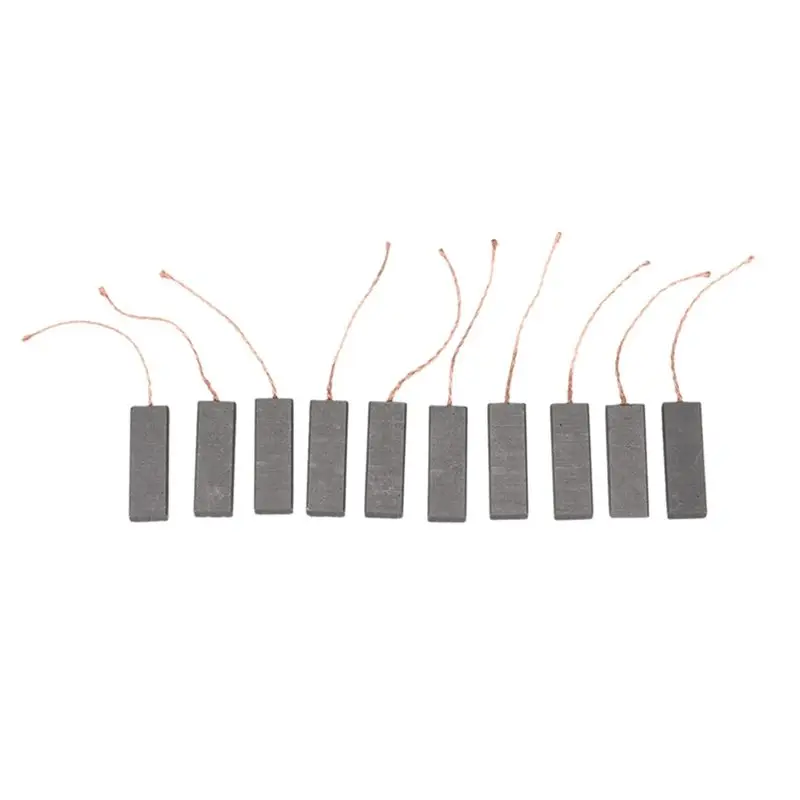 B59B 10Pcs Carbon Brushes 5x13.5x40mm Replacement for Siemens Washing Machine Motor Parts Low Spark Durable