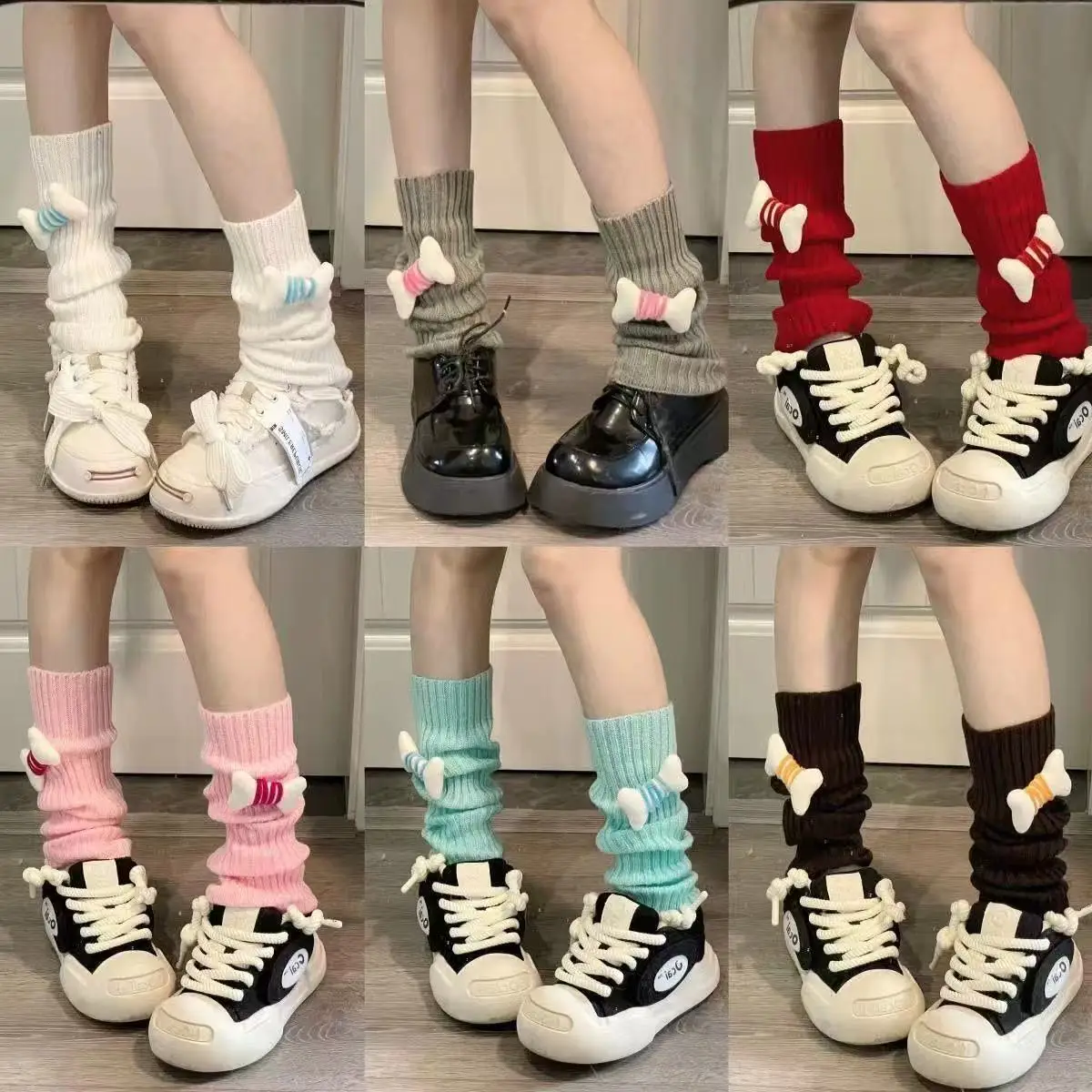 

Hatsune Miku Animation Around The Pile of Socks Cute Bone Knitting Joker Autumn and Winter Socks.
