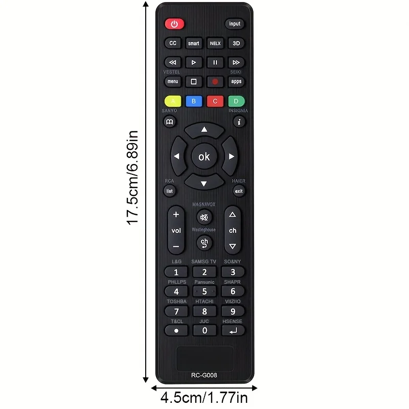 Universal TV Remote Control Compatible With LG Samsung TCL Sony Panasonic and Other Brand LCD LED 3D HD Smart TV Remote Controls