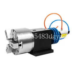 Lathe Spindle with Pneumatic Chuck Automatic CNC Three Jaw Power Head 160 Automation Welded Connection Measuring Truck