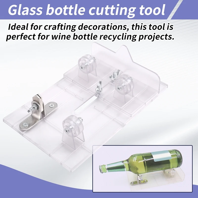 Glass Bottle Cutting Tool Wine Bottle Cutter Adjustable Glassbottle Cut Machine Wine Decorations Cutting Tools