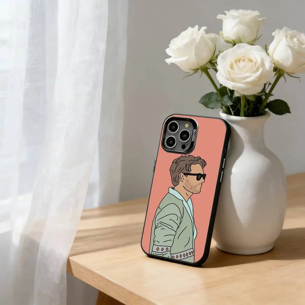 싱어-엔-니엘-엔-호란 아이폰17,16,15,14,13,12,11 플러스,프로 맥스 블랙 캔디 실버 폰 케이스