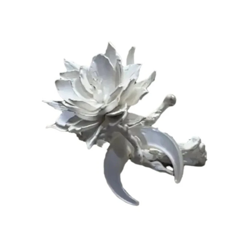 Unique Multipurpose Jewelry Sturdy Copper Materials Adjustable Rings with Night Blooms Cereus Flower for Women Casual Wear