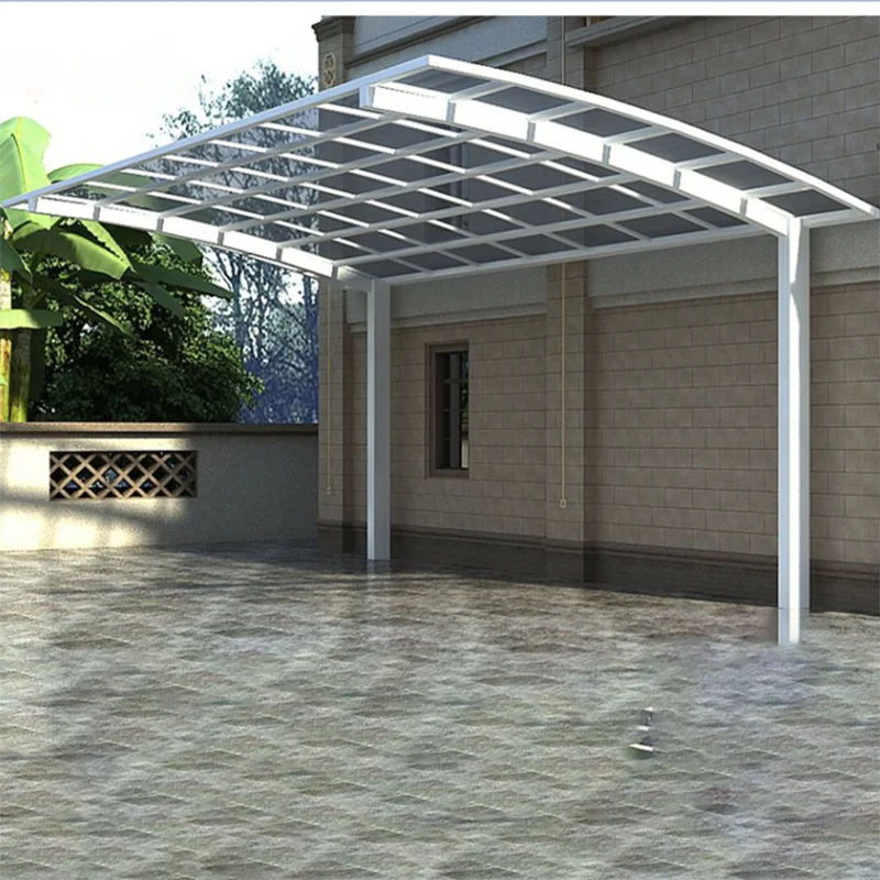 1 Canopy outdoor roof terrace door head home courtyard sub bracket column sunshade rainproof parking shed