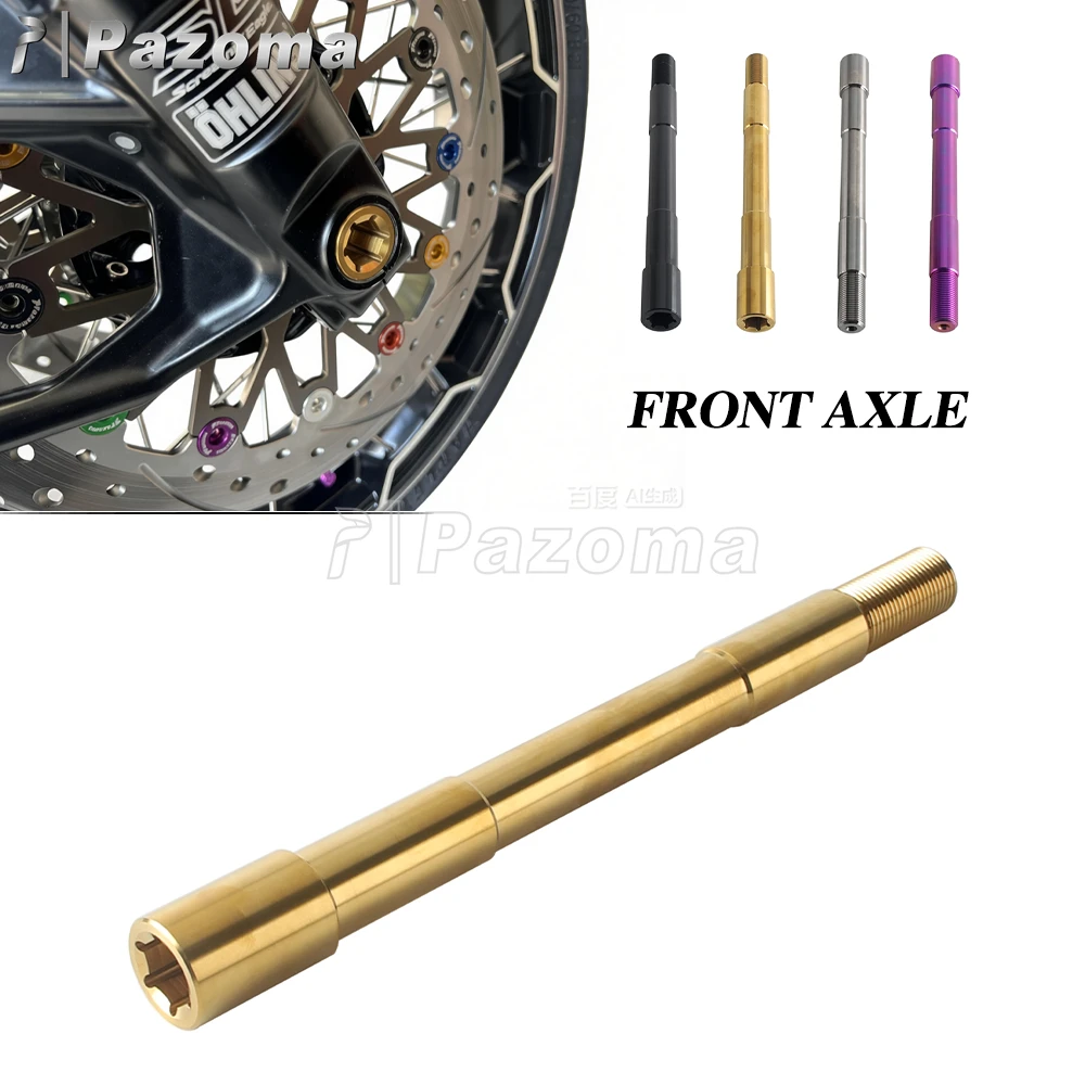 

Front Wheel Axle Kit For Harley Screamin' Eagle X Öhlins Inverted Fork Legs P/N 45400392 45400393 Moto Accessories OEM 45400393A
