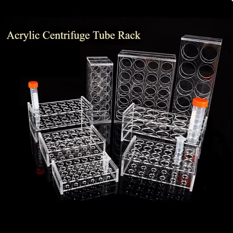 1PCS Plexiglas centrifuge tube rack plastic test tube rack ep tube rack acrylic rack test tube bottle rack perfume sample rack