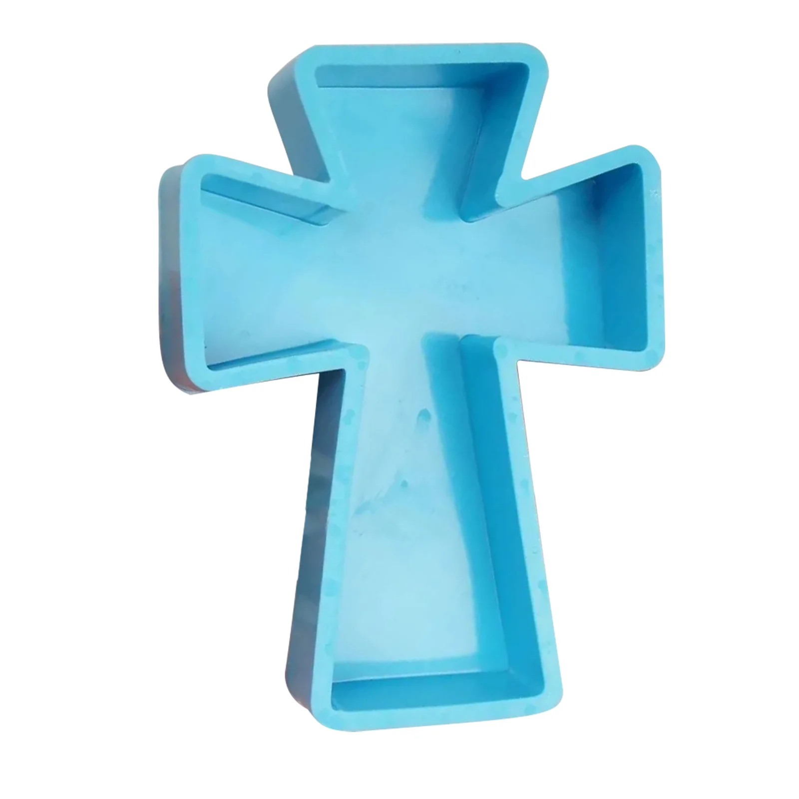 

Epoxy Resin Mold Cross Silicone Design for DIY Candlestick Holder Craft - Multi-Use Silicone Casting Mold for Tealight