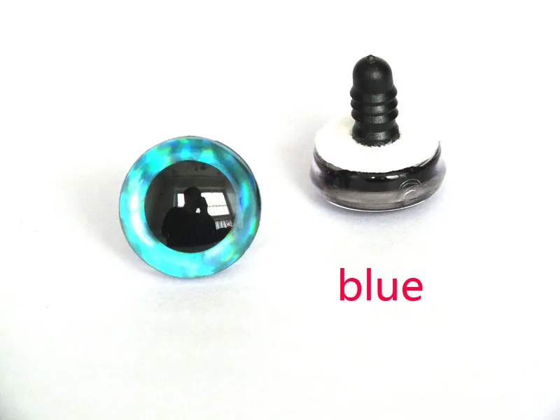 20 Stück 12 Arten Farben 9 mm 12 mm 14 mm 16 mm 18 mm 20 mm 25 mm 30 mm 35 mm Trapez-Spielzeugaugen 3D-bunte Sicherheitspuppenaugen für DIY-Handwerk – Detail 11