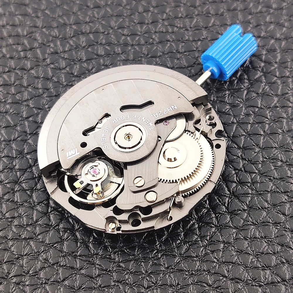NH72 Movement 24 Jewels Japanese NH72 Movement Watch Movement Replacement Parts Watch Accessories without Calendar Movement