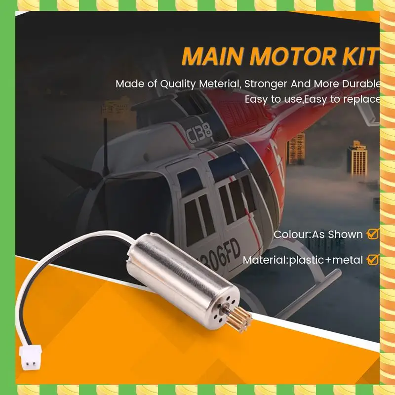 

Обновление радиоуправляемого игрушечного вертолета AB53 C138, комплект основного двигателя для RC ERA C138 Bell 206 1:33, детали радиоуправляемого игрушечного вертолета