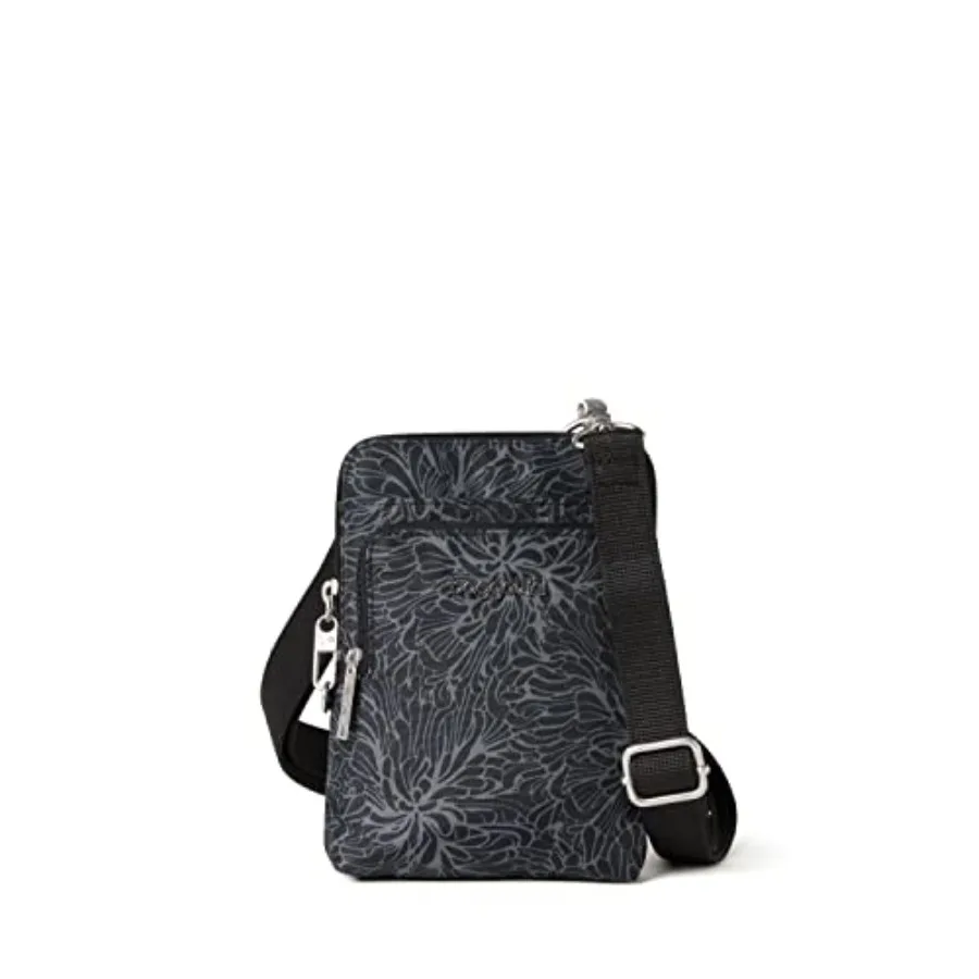 

Women's Securtex Anti-theft Activity Crossbody Bag for travel, nylon, black, slash-resistant and RFID-blocking