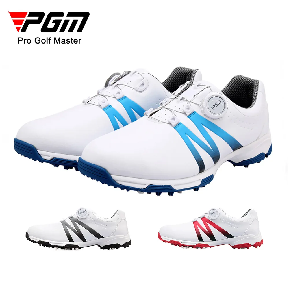 PGM Golf Sports Men's Shoes Waterproof Fashion Casual Sneakers Quick Lacing Breathable Non-Slip XZ101 Wholesale