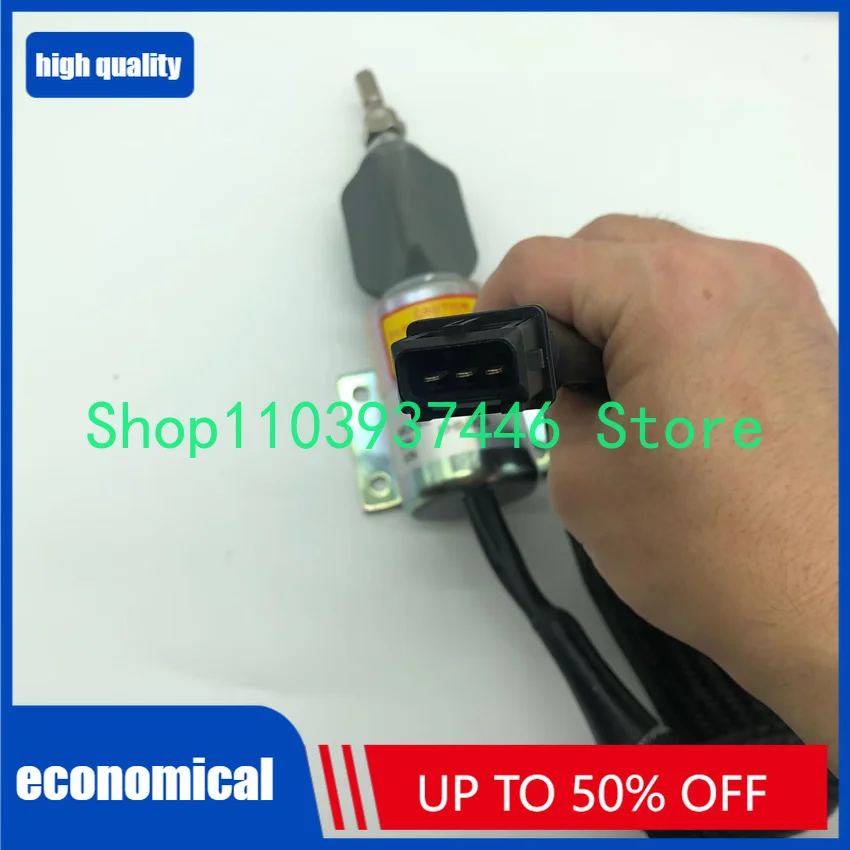 โซลินอยด์ปิดเครื่องยนต์ 12V EHB4824 สำหรับเครื่องยนต์ BF6M1015 BF8M1015