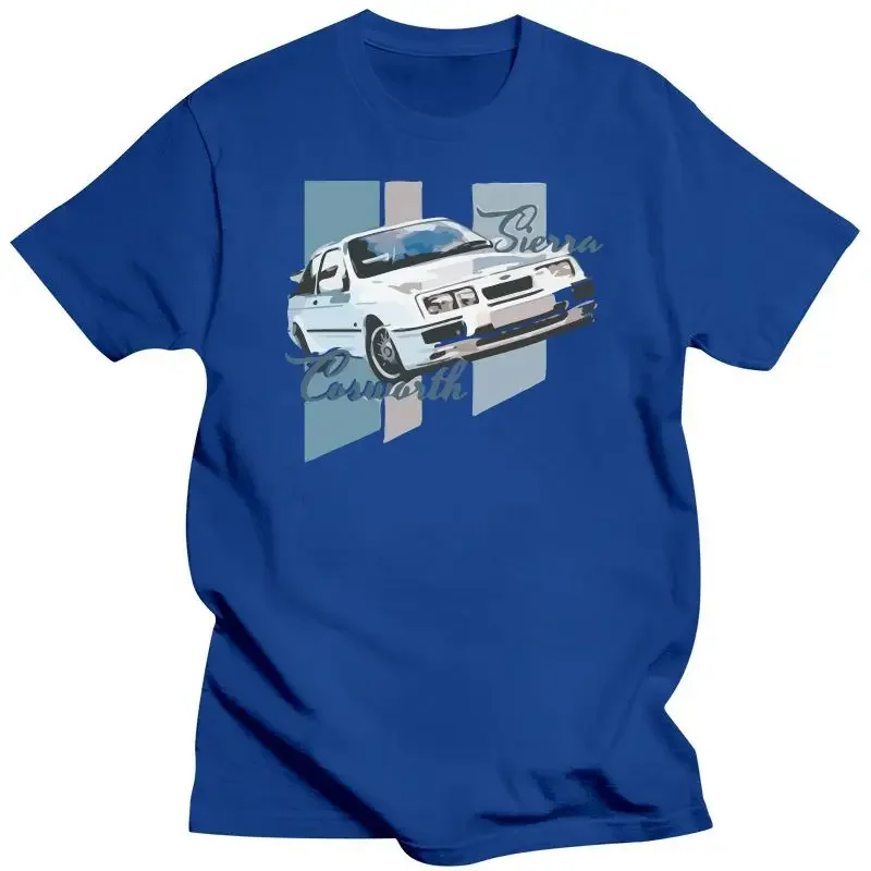 2021 2021Est American Classic Car Sierra Cosworth Classic Car T-Shirt New Men\'S T-Shirt Tee White High Quality Print For DAD 100