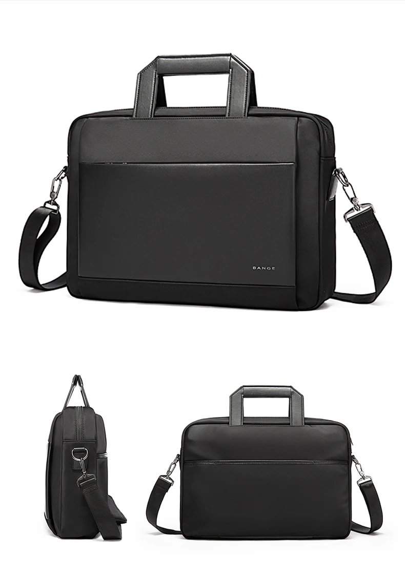 Bange Briefcase for Men Laptop Bag Retro Travel Messenger Man Bags 15.6 in High Capacity Computer Shoulder Bag Male Briefcase