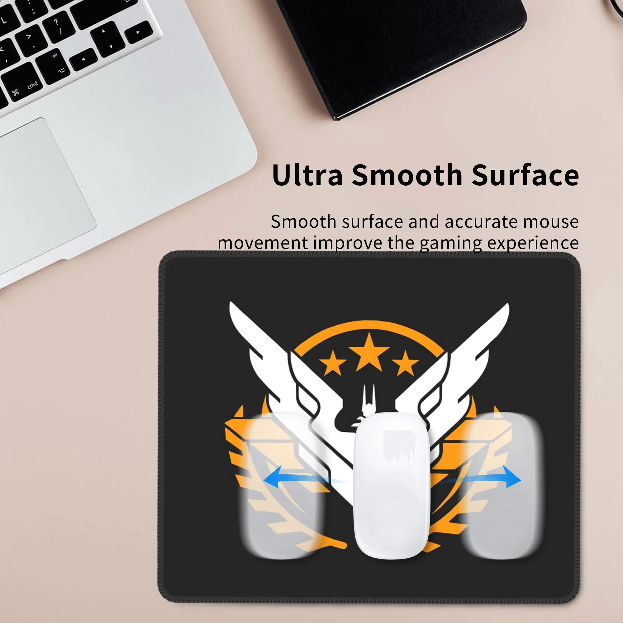 Elite Dangerous - لوحة ماوس ثلاثية النخبة للوحة مفاتيح الكمبيوتر والماوس حصيرة ألعاب الكمبيوتر المحمول حصيرة مكتبية ملحقات المكتب مفارش الطاولة