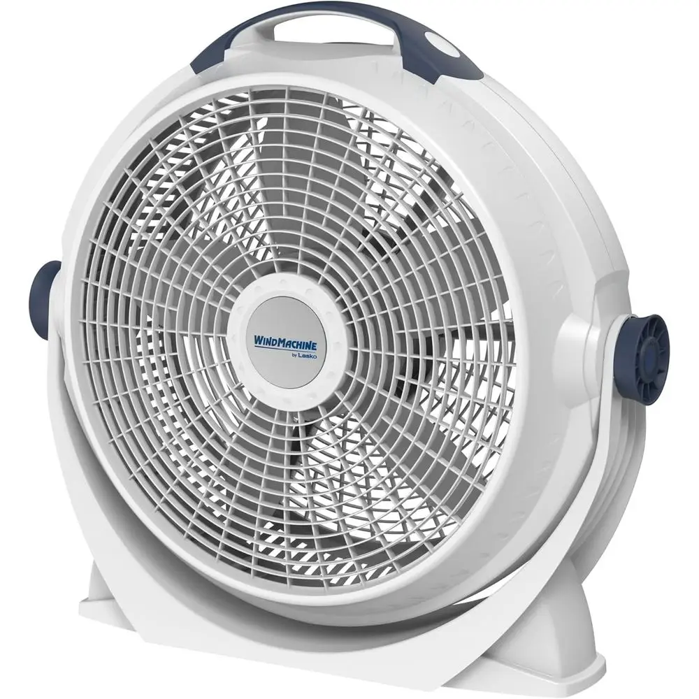 

20 High-Velocity Floor Fan with 3 Speeds, 360° Airflow, Portable for Home, Garage or Workshop, Fully Assembled, Gray