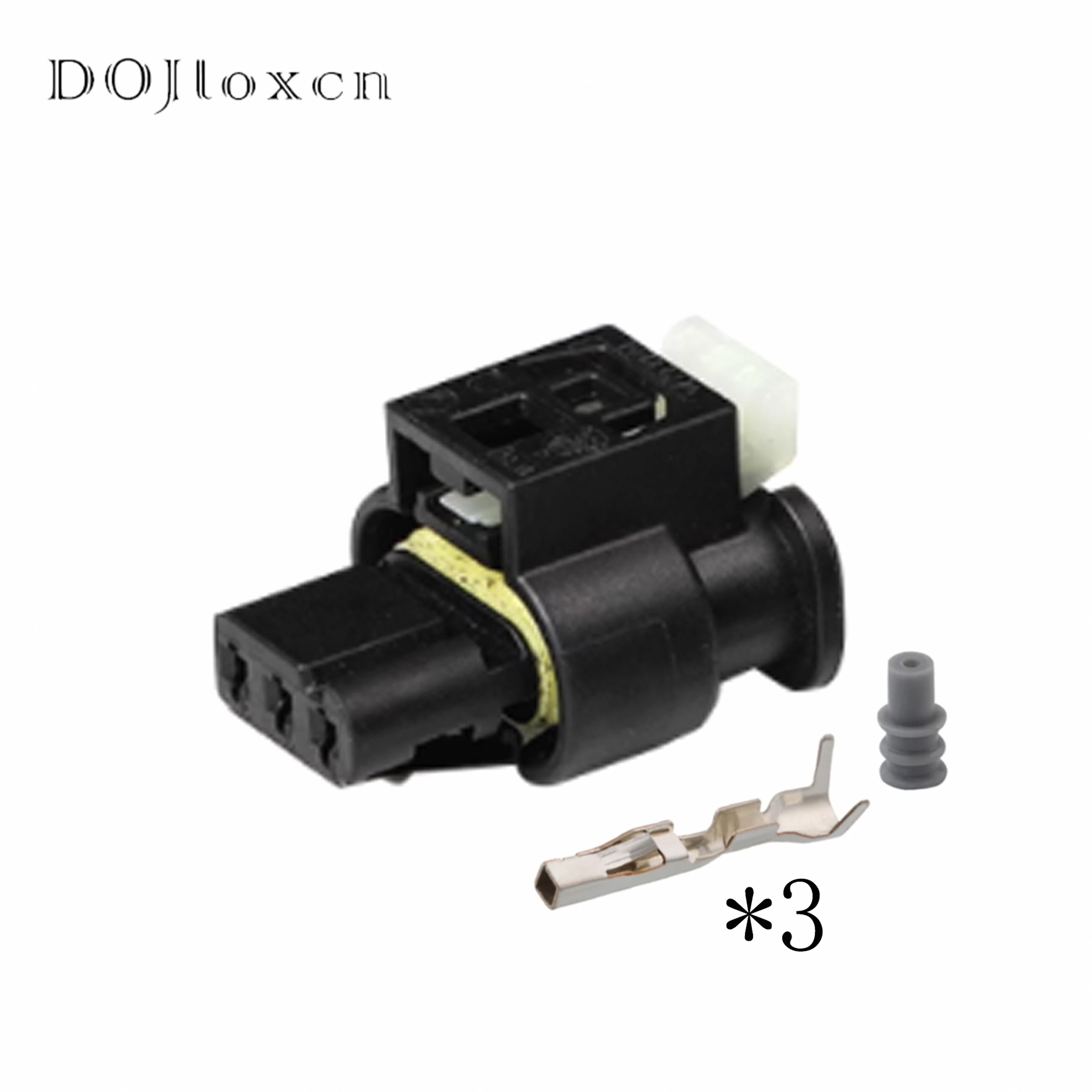 1/5/10/20/50 Sets 3 Pin 7615637-04 7615490-04 Auto Waterproof Connector Motorcycle Sensor Plug Male Female Socket For BMW