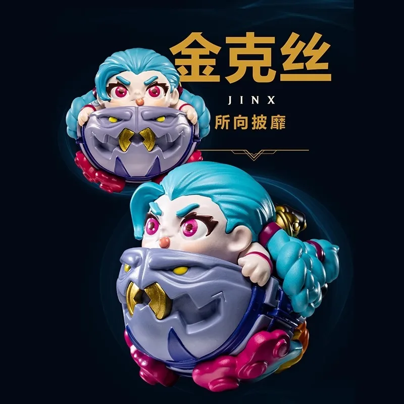 متوفر في المخزون الأصلي الأصلي LOL Jinx Wukong Teemo Yasuo Lee Sin Malphite Corki Fizz Alistar Infernal Drake Tahm Kench لعبة مجسمة