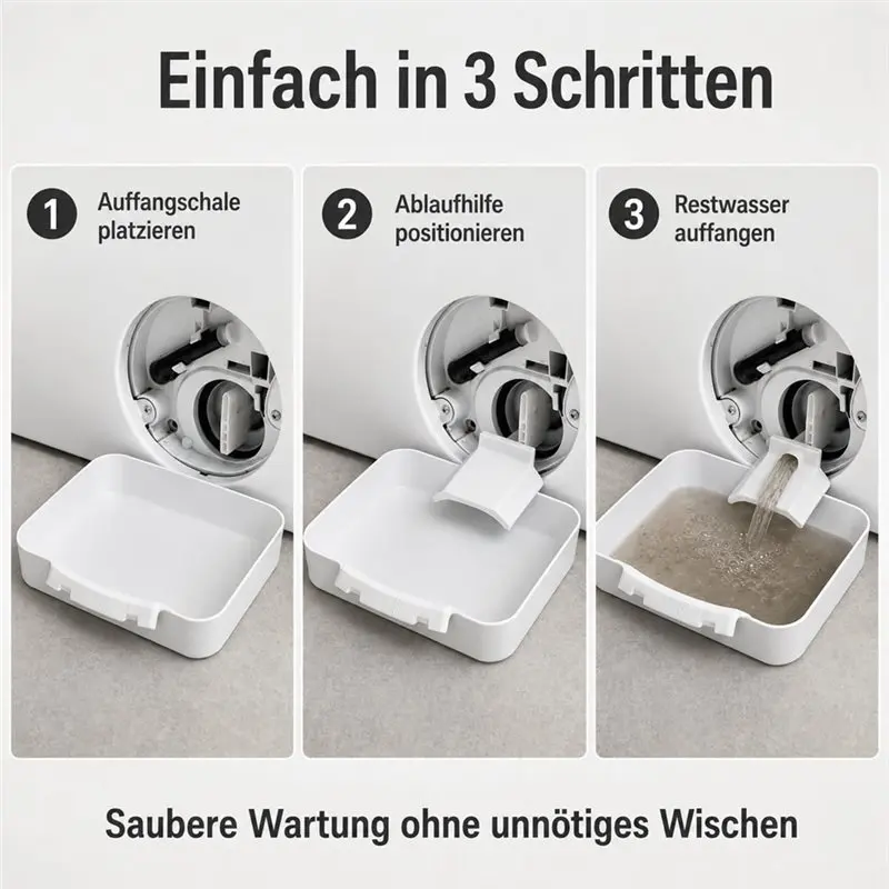 A52Q-Waschmaschinen-Auffangwanne für Frontlader-Waschmaschinen, Wasserauffangbehälter für Keller, Zuhause, Wohnmobil – Detail 2
