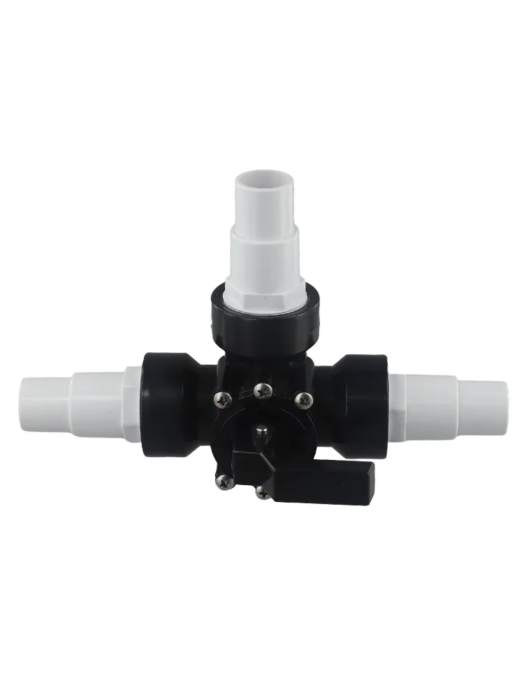 

Swimming Pool Valve PVC+Metal Pipe Connection Replacement Spare Parts Universal Water Flow Water Valve 1 Set Widely Use